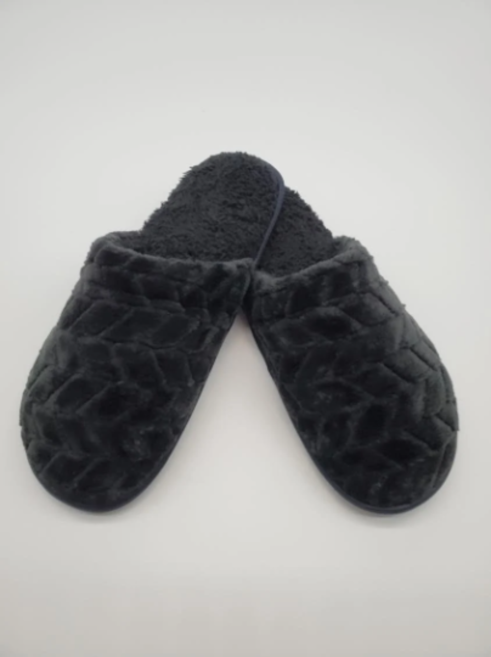 Men's Sherpa Lined Closedtoe Indoor Slippers Comfy Thermal Insulated
