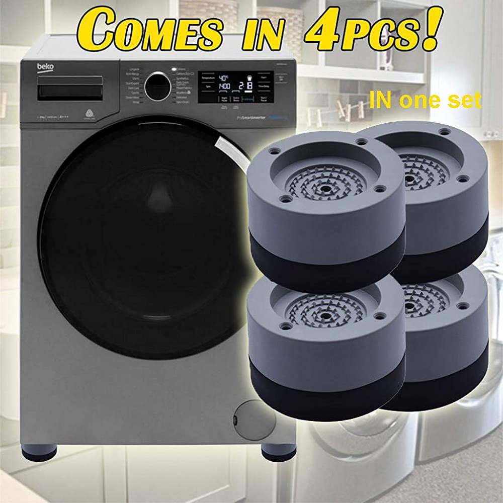 4Piece Washing Machine Foot Pad Anti Vibration Antislip Rubber Foot