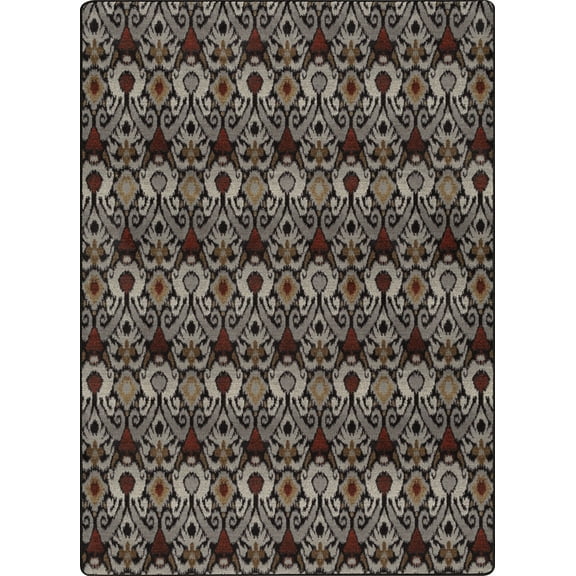 Milliken Imagine Area Rug MARIMBA IRON Marimba Iron Rows Banded 7 8 x 10 9 Rectangle