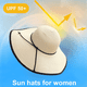 thumbnail image 4 of Sombrilla, protección solar, sombrero de paja para el ocio de verano., 4 of 5
