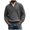 Gray, variant on TOUMENY Men Sweater Stand Collar Long Sleeve Solid Casual Loose Warm Pullover Fall Winter Fashion Half Zip Knit Tops Army Green XXXL