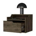 thumbnail image 6 of Dark Brown -Shelf Floating Nightstand, 6 of 7