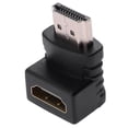 thumbnail image 1 of Audífonos Convertidor adaptador macho compatible con HDMI a hembra compatible con HDMI Ángulo de 90 grados para PS4 (1pc) WDOplteas  Para estrenar, 1 of 6