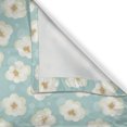 thumbnail image 4 of Ambesonne Popcorn Valance Pack of 2, Movie Night Cinema Snack, 42"X12", Eggshell Tan Pale Blue, 4 of 5