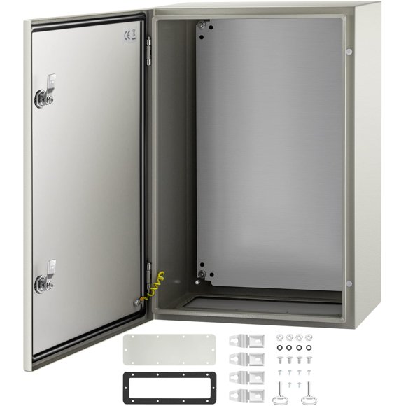 Caja eléctrica de acero VEVOR NEMA 4X Carcasa 60x40x25 cm IP66