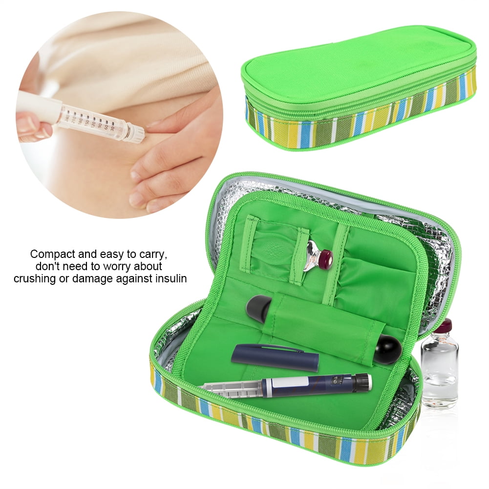 Insulin Cooler Bag Medicine Cooler Box With 4 Ice Packs Portable Insulin  Cooling Bag Insulin Case Diabetic Patient Organizer - AliExpress