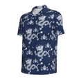 thumbnail image 2 of Vsdgher Dragon Print Men's Short Sleeve Stretch Polo Shirt, Moisture-Wicking Performance Polo Shirt, 2 of 8