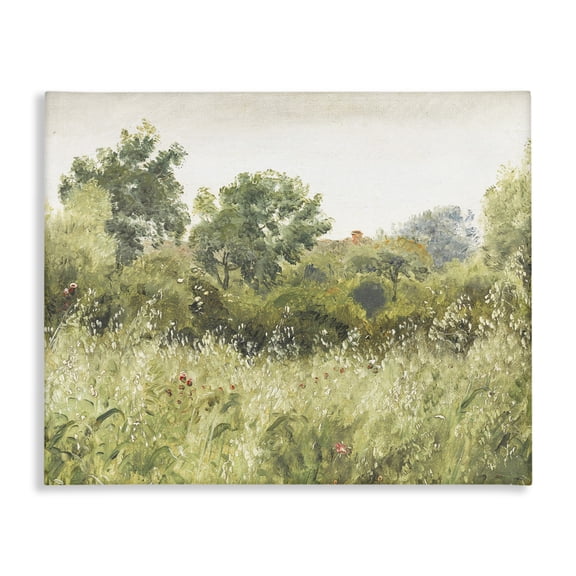 Stupell Industries Vintage Trees And Fields Canvas Wall Art, design by Leah Straatsma, 36 x 48