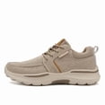 thumbnail image 2 of New 2026 Men's Wide Fit Lace-Up Loafers Men's Comfortable Walking Shoes Canvas Lightweight, 2 of 9
