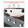 thumbnail image 3 of KFFKFF Sheet Metal Shear, 6 in Manual Hand Plate Shear, Heavy Duty Mounting Type Sheet Cutter with Solid Steel Frame, High Precision, Extended Handle, 3 of 9