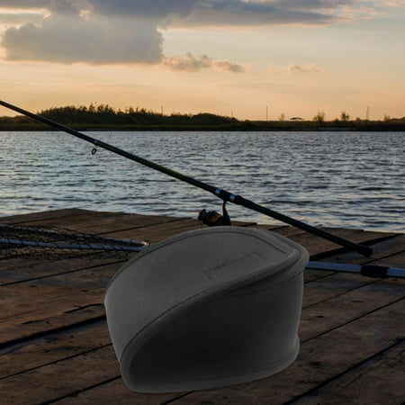 Colaxi Fishing Reel Cover Bag Pouch Accessories Carry Carrying Bag Protective Case for Fly Fishing Reel Baitcaster Reel Bank Fishing M 10cmx15cmx7.8cm