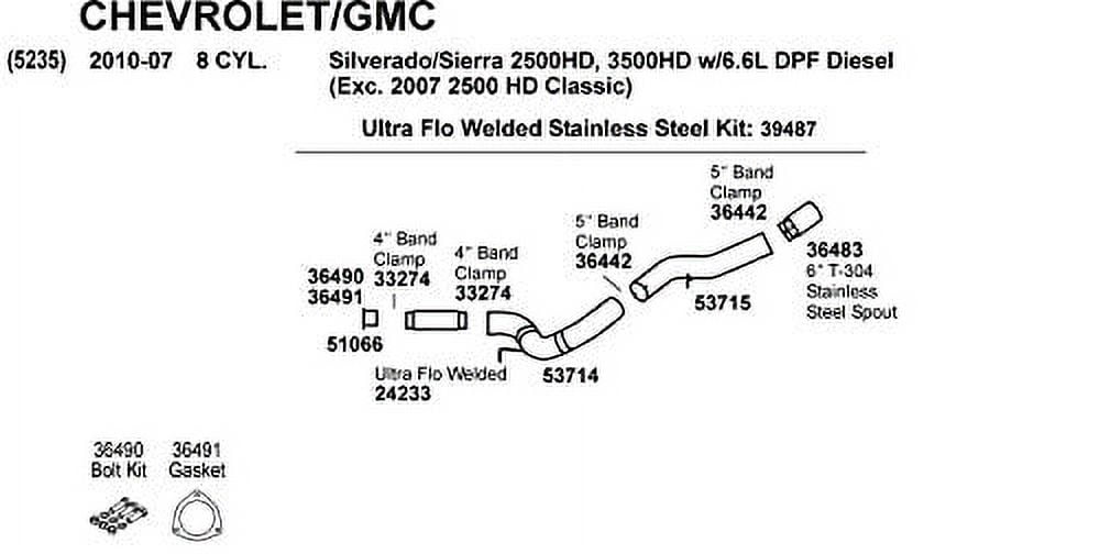Walker Exhaust Mega-Clamp 33274 Exhaust Clamp