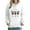 C-White, variant on LEBONYARD Women's Trendy Hooded Drawstring Christmas Printed Pocket Front Sweatshirts Casual Long Sleeve Loose Warm Fit Regular Christmas Sweatshirts