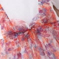 thumbnail image 6 of Chenyin 18M-6T Girls Floral Dress for Baby Toddler Casual Mesh Princess Dresses Kids Spring Autumn Long Sleeve Sundress for Girls, 6 of 9