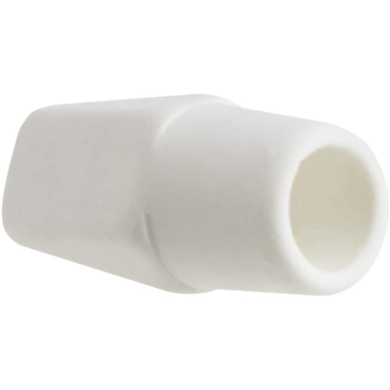  Pentel Arts Hi-Polymer White Cap Erasers (ZEH02PABP10) :  Office Products