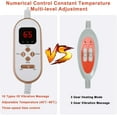 thumbnail image 4 of Buttock Lower Abdomen Belly Hip Heating Pad Massage Brace Period Heating Pad Massager Electric Back Abdomen or Belly Massage Pad Menstrual Buttock Belly Pain Relief, Shape Shorts ab Machine, 4 of 9