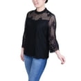 thumbnail image 2 of 3/4 Sleeve Lace Blouse, 2 of 3