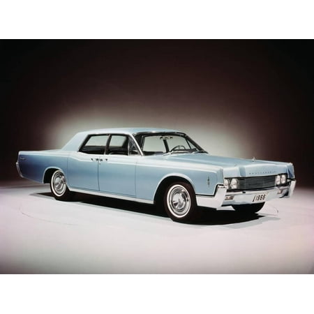 500 Carpet 4 Door Sedan - 1966 Lincoln Continental Four Door Sedan. Print Wall Art