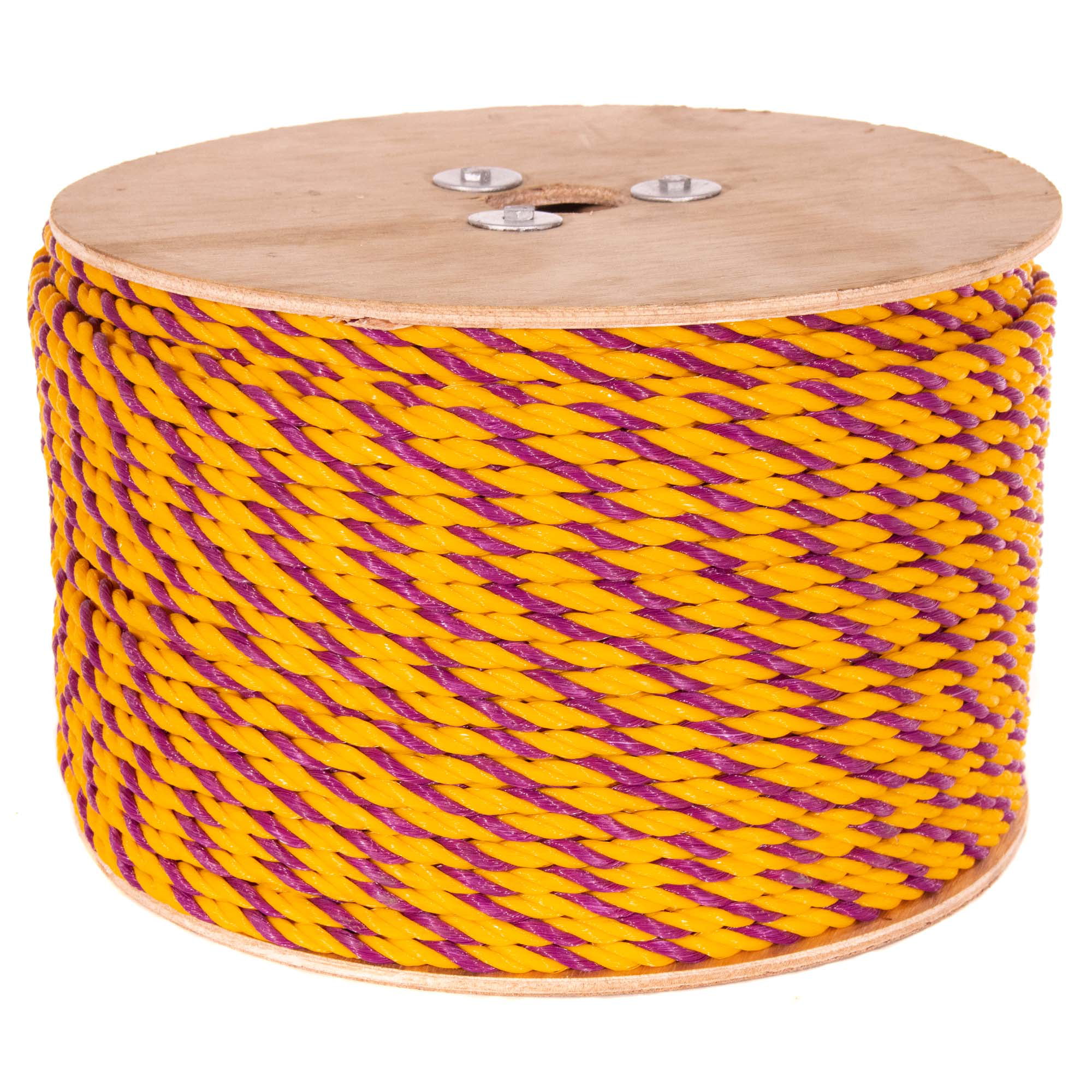 Polyethylene Rope Spool.Hollow Braid Made in USA Yellow Details about   1/8" x 400 ft 