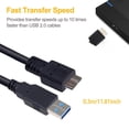 thumbnail image 4 of MUMQAQ USB 3.0 MICROB CABLE Power Charger Data SYNC Cable Cord For Galaxy V9, 4 of 8