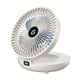 thumbnail image 2 of Ventilador de pared de escritorio para exteriores, para dormitorio de estudiantes, con carga USB, portátil, plegable, sin perforaciones, 2 of 2