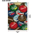 thumbnail image 3 of FMSHPON Retro Bottle Caps Clipboard Hardboard Wood Nursing Clip Board and Pull for Standard A4 Letter 13x9 inches, 3 of 7