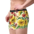 thumbnail image 4 of Bingfone Sunflower Cornflower Poppy Men'S Underwear - Casual Stretch Boxer Briefs-X-Large, 4 of 9