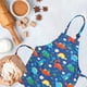 thumbnail image 4 of Delantal para niños para niñas, niños, niños pequeños, suministros de bata de arte, pintura de chef de cocina, 4 of 5