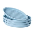 thumbnail image 2 of Bruntmor | Dinner Plates Plate Set Of 4 Porcelain Matte Glaze Sushi Serving Tray, 2 of 9