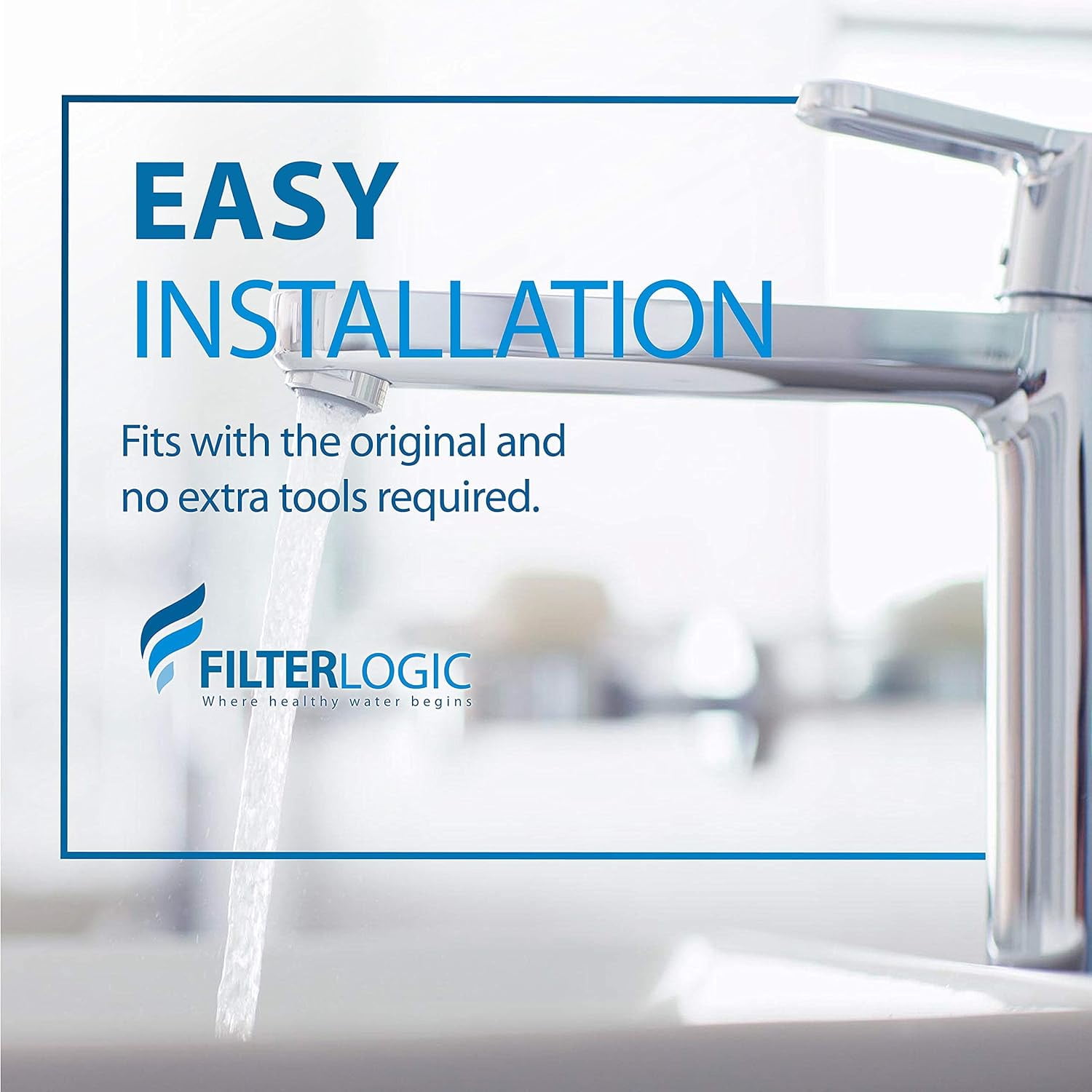 Filterlogic 3US-PF01 Under Sink Water Filter, Replacement for Advanced 3US-PF01, 3US-MAX-F01H, 3US-PF01H, Delta RP78702, Manitowoc K-00337, K-00338, HF20, HF25, HF27, HF25-S, HF20-I, Pack of 1