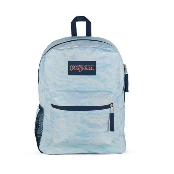 JanSport Cross Town Backpack With Water Bottle Pocket, Mile High Cloud