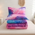 thumbnail image 6 of NTBED Galaxy Bedding Sets Outer Space Comforter Space Quilt Set Full Size Glitter Pink for Children Boy Girl Teen Kids, 6 of 7
