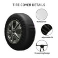 thumbnail image 4 of Kdxio Fish Scale1 for Tire Cover Wheel Protectors Tyre Covers Weatherproof Wheel Covers Universal Fit for Trailer Rv SUV Truck Camper Travel Trailers 14 inch, 4 of 8