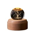 thumbnail image 1 of Boule à Neige Musicale de Noël avec Paillettes Tourbillonnantes Rudolph Reindeer, 1 of 1