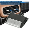 thumbnail image 2 of 1 Pc Clip de pestaña de salida de ventilación de aire para Mercedes-Benz GLE GLS Class 350 2020-2024, consola central trasera de aire acondicionado, negro, 2 of 6