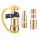 thumbnail image 1 of 1 Conjunto de adaptadores de conexión rápida de propano Conector de manguera de propano HOMEMAXS 11043243-MX, 1 of 6
