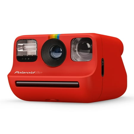 Image of Polaroid Go Instant Camera with Wrist Strap & USB Charging Cable (Red)