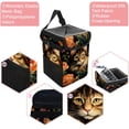 thumbnail image 2 of Cat Foldable Car Garbage Can with Lid, Leak-Proof Mini Trash Can, Hanging Storage Bag for Car, 2 of 6