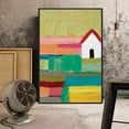 thumbnail image 2 of IDEA4WALL Framed Canvas Wall Art Minimalist Abstract Theme Painting Prints for Modern Home Decoration Ready to Hang, 2 of 4