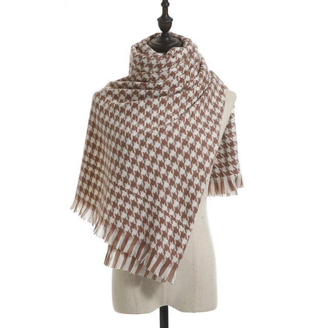 Bufanda de invierno súper suave y clásica con tacto de cachemira.