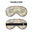 thumbnail image 2 of Naloa Daisy Print Sleep Mask for Sleeper, Light Blocking Sleeping Eye Mask for Women Men, Eye Shade with Adjustable Strap for Travel, Nap,Meditation, 2 of 7