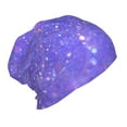 thumbnail image 2 of Sikiie Purple Glitter Toddler Beanie Kids Beanie Hat Warm Winter Hats for Boys Girls Knit Cap, 2 of 7