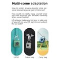 thumbnail image 2 of Fingerprint Padlock Quick Unlock Keyless Smart One Touch Open Lock with USB Charged Waterproof Anti-Theft Locks for Gym Luggage Cabinet Door, 2 of 8