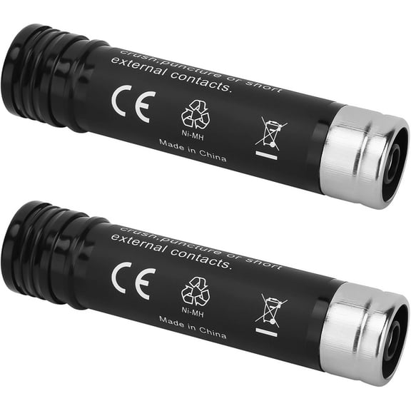2Pack 3.6V 3600mAh Ni-Mh Replacement Batteries for Black and Decker Versapak Gold VP100 VP100C VP105 VP105C VP110 VP110C VP143 Vp142 Vp7240