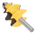 thumbnail image 3 of Picture Frame Router Bit, Carbon Steel Alloy Door Molding Woodworking Cutter 38mm Diameter, with Heat Resistant Coating, Concise Contour Curve Design, for Elegant Decoration, 3 of 7