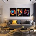 thumbnail image 2 of Neon Playing Basketball Canvas Print Poster Fashion Modern X-Box Shooting Wall Painting for Men Boy Bedroom Internet Bar Decor, 2 of 6