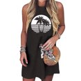 thumbnail image 1 of Vestido de playa informal, vestido informal de verano para mujer, cuello redondo, sin mangas, vestido de tirantes para mujer, optimizado para la excelencia, 1 of 2