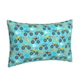 thumbnail image 2 of Naloa Cartoon Monster Truck Pillowcase, Throw Pillowcase, Wrinkle-Free, Stain-Resistant with Hidden Zipper for Bedroom Sofa - 16"x24", 2 of 9