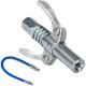 thumbnail image 1 of Muyoka Acoplador de herramienta de engrase 10000 PSI Punta de herramienta de engrase de bloqueo y liberaci贸n r谩pida con mango doble y manguera Acero inoxidable 1/8" NPT Accesorios de herramienta de e, 1 of 7