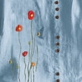 thumbnail image 4 of CEHVOM Chemise Décontractée d'Été pour Femmes Col Rond Manches Courtes Imprimé Floral Ample, 4 of 4